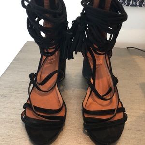 Lace up heels